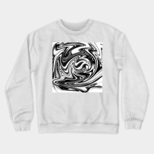 Lost in Black and White - Abstract Crewneck Sweatshirt